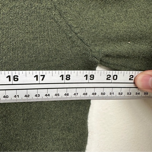 Alan Flusser 1/4 Zip Mens Merino Wool Sweater Size L - Picture 5 of 5